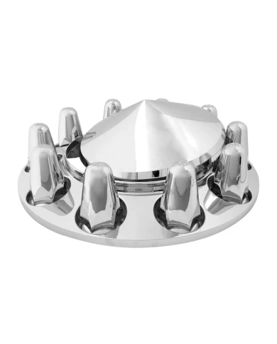 CR. ABS FRONT CONE AXLE COVER W/PUSH-IN 1.5" NUT COVER CR. ABS FRONT CONE AXLE COVER W/PUSH-IN 1.5" NUT COVER