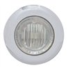 UP37970-3 LED Dual Function 3/4" Mini Light With Bezel (Clearance/Marker) - Red LED/Clear Lens