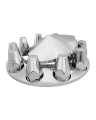 CR. ABS FRONT CONE AXLE COVER W/PUSH-IN 33 M/M NUT COVER