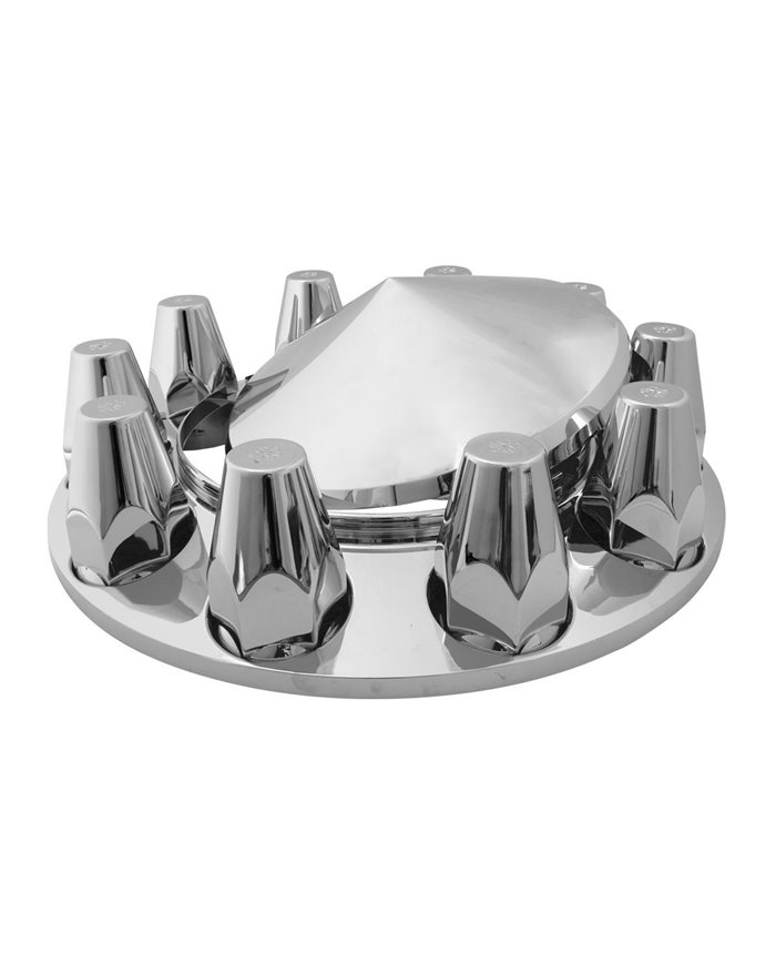 CR. ABS FRONT CONE AXLE COVER W/SCREW-IN 33 M/M NUT COVER