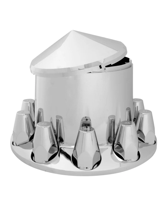 CR. ABS REAR CONE AXLE COVER W/PUSH-IN 33 M/M NUT COVER CR. ABS REAR CONE AXLE COVER W/PUSH-IN 33 M/M NUT COVER