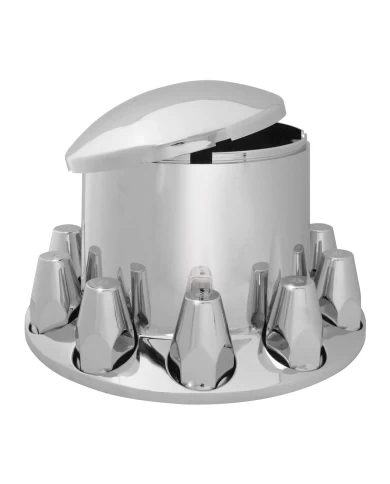 CR. ABS REAR AXLE COVER W/ SCREW-IN 33 M/M NUT COVER CR. ABS REAR AXLE COVER W/ SCREW-IN 33 M/M NUT COVER