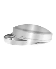 SS HIDE-AWAY FRONT AXLE COVER SET FOR ALUMINUM WHEEL