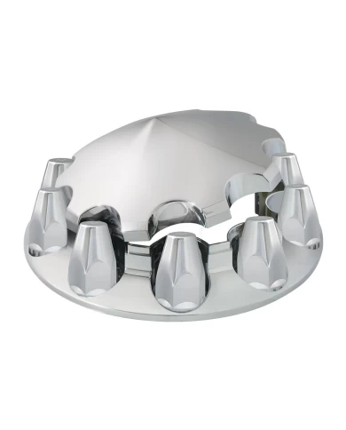 CR. ABS FRONT AXLE COVER CONE HUB W/ STD SCREW 33MM LOCK CVR CR. ABS FRONT AXLE COVER CONE HUB W/ STD SCREW 33MM LOCK CVR