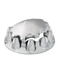 CR. ABS FRONT AXLE COVER CONE HUB W/ STD SCREW 33MM LOCK CVR