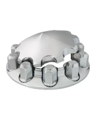 CR. ABS FRONT AXLE COVER CONE HUB W/ HEX SCREW 33MM LOCK CVR