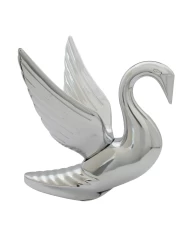 CR. BUGLER W/CR. SMALL WING HOOD ORNAMENT, 5-1/4"X5-1/4"