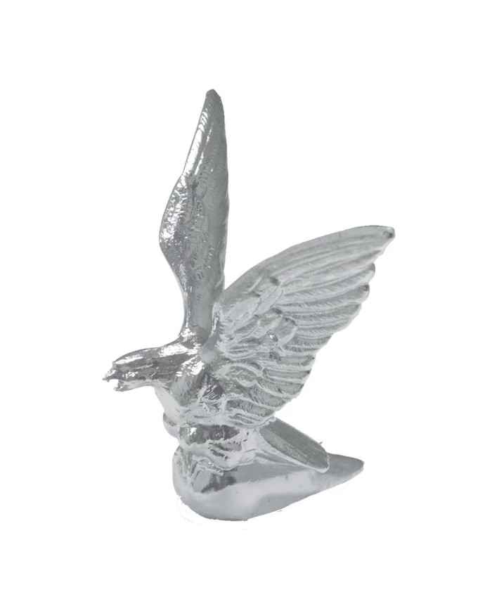 CR. AMERICAN EAGLE HOOD ORNAMENT, 3.5" X 4.5" X 5"