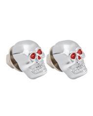 CR. DIE CAST SKULL HEAD LICENSE PLATE FASTENERS CR. DIE CAST SKULL HEAD LICENSE PLATE FASTENERS