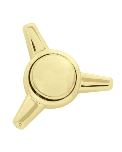 GOLD COLOR SPINNER SNAP-ON CAP GOLD COLOR SPINNER SNAP-ON CAP