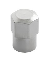 CR. HEX NUT STYLE VALVE CAP, SET OF 4
