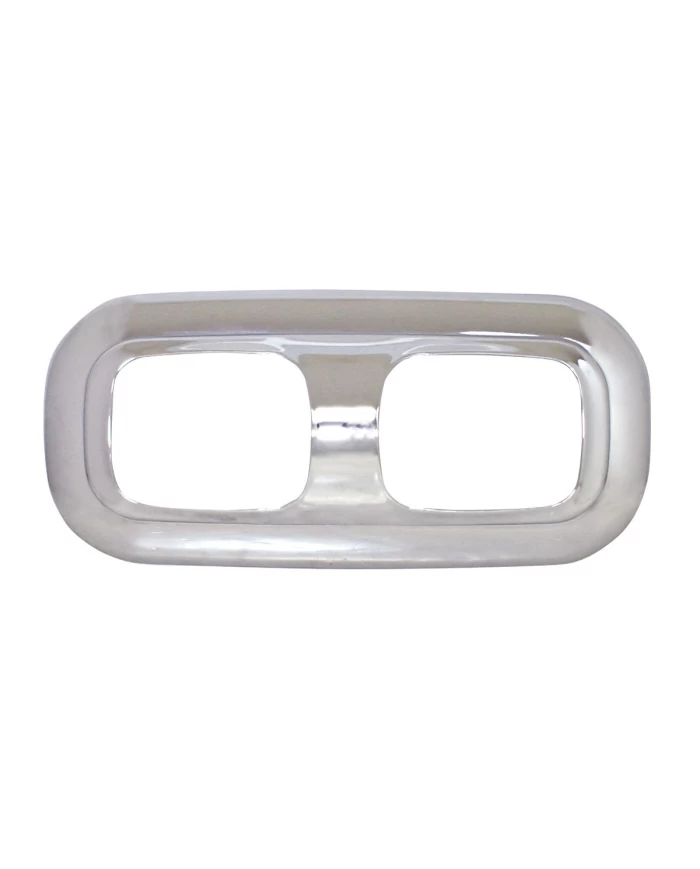 CR. PLASTIC DUAL INTERIOR DOME LIGHT TRIM COVER FOR PETE 06+ CR. PLASTIC DUAL INTERIOR DOME LIGHT TRIM COVER FOR PETE 06+