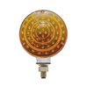 UP38113-88 LED Single Stud Double Face Turn Signal Light - Amber & Red LED/Amber & Red Lens