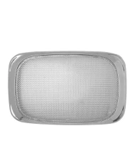 CR. PL. RECT. SPEAKER COVER FOR PETE 06+, 7-3/4"W X 4-7/8" CR. PL. RECT. SPEAKER COVER FOR PETE 06+, 7-3/4"W X 4-7/8"