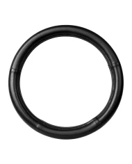 18" DELUXE STEERING WHEEL CVR FULL BLACK W/ BLACK STITCHING 18" DELUXE STEERING WHEEL CVR FULL BLACK W/ BLACK STITCHING