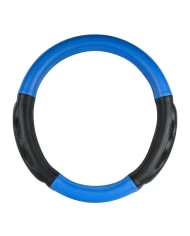 18" DELUXE+ STEERING WHEEL CVR MATTE BLUE W/BLACK COMFORT PAD 18" DELUXE+ STEERING WHEEL CVR MATTE BLUE W/BLACK COMFORT PAD