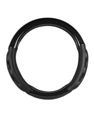 18" DELUXE+ STEERING WHEEL CVR BLACK CARBON W/COMFORT PAD 18" DELUXE+ STEERING WHEEL CVR BLACK CARBON W/COMFORT PAD