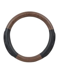 18" DELUXE+ STEERING WHEEL CVR MATTE DARK WOOD W/ COMFORT 18" DELUXE+ STEERING WHEEL CVR MATTE DARK WOOD W/ COMFORT