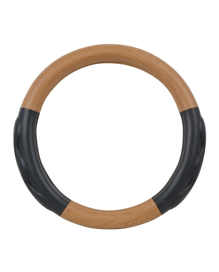 18" DELUXE+ STEERING WHEEL CVR MATTE LIGHT WOOD W/ COMFORT 18" DELUXE+ STEERING WHEEL CVR MATTE LIGHT WOOD W/ COMFORT