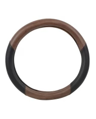 18" DELUXE STEERING WHEEL CVR MATTE DARK WOOD & BLACK 18" DELUXE STEERING WHEEL CVR MATTE DARK WOOD & BLACK