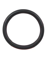 18" DELUXE STEERING WHEEL CVR CENTER RED & BLACK 18" DELUXE STEERING WHEEL CVR CENTER RED & BLACK