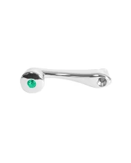 CR. WINDOW CRANK W/GREEN CRYSTAL, SLOT ADAPTER-P,KW,I
