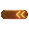 UP38143B-36 LED 6" Oval Sequential Light (Turn Signal)- Amber LED/Amber Lens (Bulk)