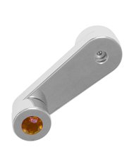 CR. PLASTIC WINDOW CRANK W/ AMBER JEWEL FOR FREIGHTLINER
