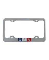 CR. "USA" LICENSE PLATE FRAME, 4 HOLES CR. "USA" LICENSE PLATE FRAME, 4 HOLES
