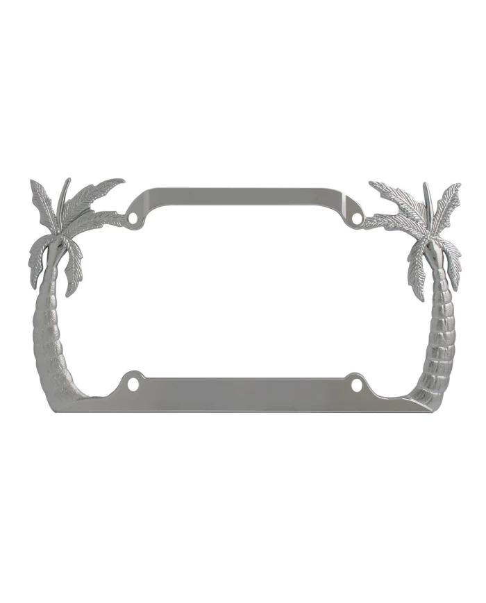 CR. PALM TREE LICENSE PLATE FRAME