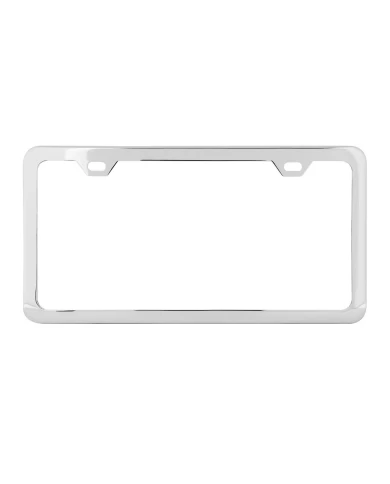 CR. LICENSE PLATE FRAME, PLAIN 9/16", 2 HOLES CR. LICENSE PLATE FRAME, PLAIN 9/16", 2 HOLES