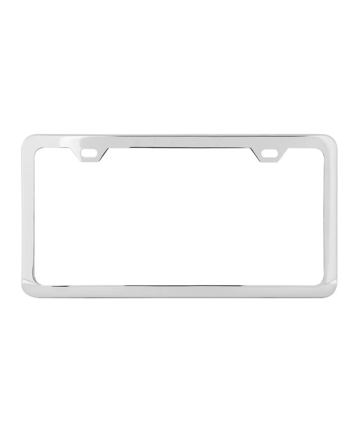 CR. LICENSE PLATE FRAME, PLAIN 9/16", 2 HOLES