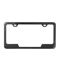 SEMI-GLOSS BLACK POWDER COATED FRAME, BOTTOM CTR CUT, 2 HOLES SEMI-GLOSS BLACK POWDER COATED FRAME, BOTTOM CTR CUT, 2 HOLES