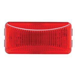 UP38159-6 LED Rectangular Light (Clearance/Marker) - Red LED/Red Lens