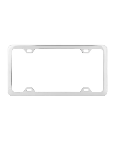 S.S. LICENSE PLATE FRAME,PLAIN 9/16", 4 HOLES S.S. LICENSE PLATE FRAME,PLAIN 9/16", 4 HOLES