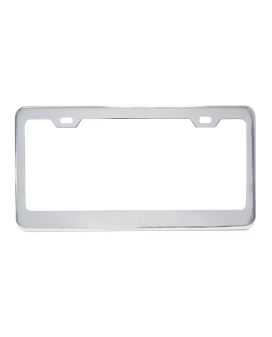 CR. LICENSE PLATE FRAME, PLAIN 2 HOLES CR. LICENSE PLATE FRAME, PLAIN 2 HOLES