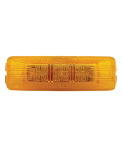 UP38161-12 LED Rectangular Light (Clearance/Marker) - Amber LED/Amber Lens