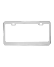 S.S. 430 POLISHED LICENSE PLATE FRAME, PLAIN, 2 HOLES S.S. 430 POLISHED LICENSE PLATE FRAME, PLAIN, 2 HOLES