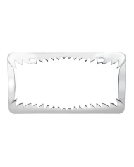 CR. SHARK TEETH LICENSE PLATE FRAME, 2 HOLES