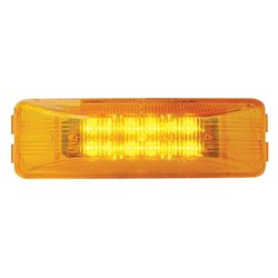 UP38161-12 LED Rectangular Light (Clearance/Marker) - Amber LED/Amber Lens