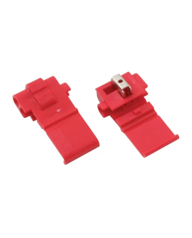 RED QUICK SPLICE 22-18GA, 8PCS/PKG RED QUICK SPLICE 22-18GA, 8PCS/PKG