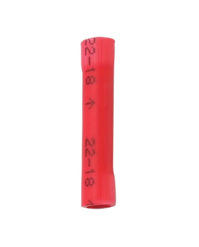 RED BUTT CONNECTOR 22-18GA, 10PCS/PK RED BUTT CONNECTOR 22-18GA, 10PCS/PK