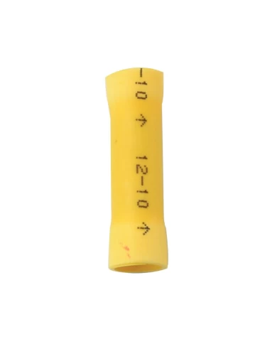 YELLOW BUTT CONNECTOR 12-10GA, 10PCS/PKG YELLOW BUTT CONNECTOR 12-10GA, 10PCS/PKG