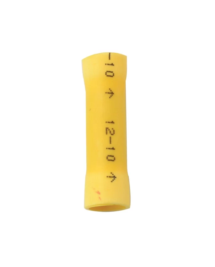YELLOW BUTT CONNECTOR 12-10GA, 10PCS/PKG