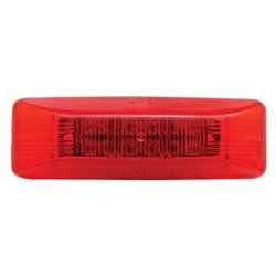 UP38162-12 LED Rectangular Light (Clearance/Marker) - Red LED/Red Lens