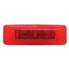 UP38162-12 LED Rectangular Light (Clearance/Marker) - Red LED/Red Lens