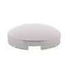 UP10103-4 Even Notched Chrome Dome Front Hubcap - 3/4" Side Wall
