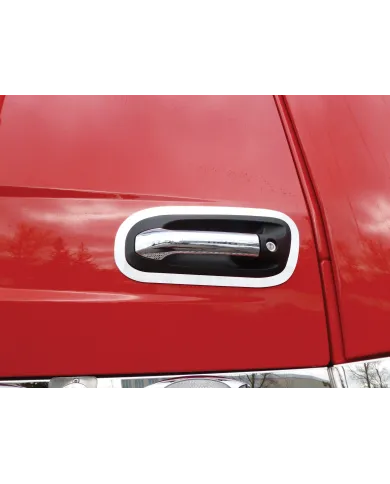 UP29025-Stainless Peterbilt 567/579 Door Handle Trim