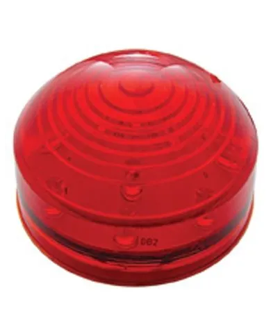 UP38175-13 LED 2.5" Round Roadster Light (Clearance/Marker) - Red LED/Red Lens