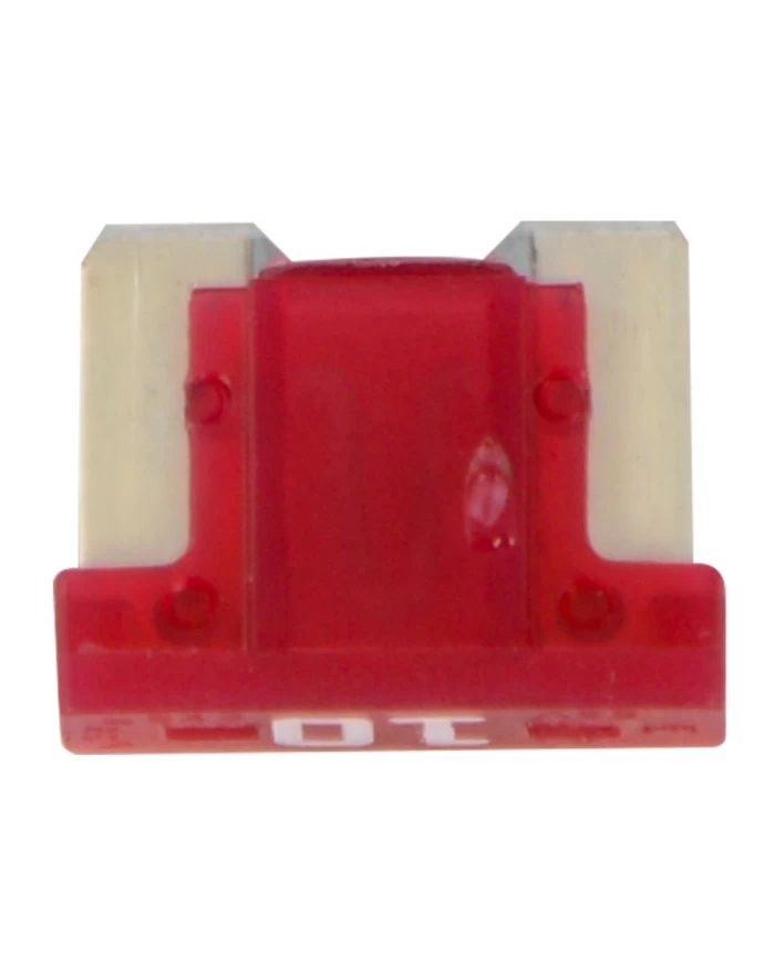 LOW PROFILE MINI FUSES, 10 AMP (RED), 5PCS/PKG LOW PROFILE MINI FUSES, 10 AMP (RED), 5PCS/PKG